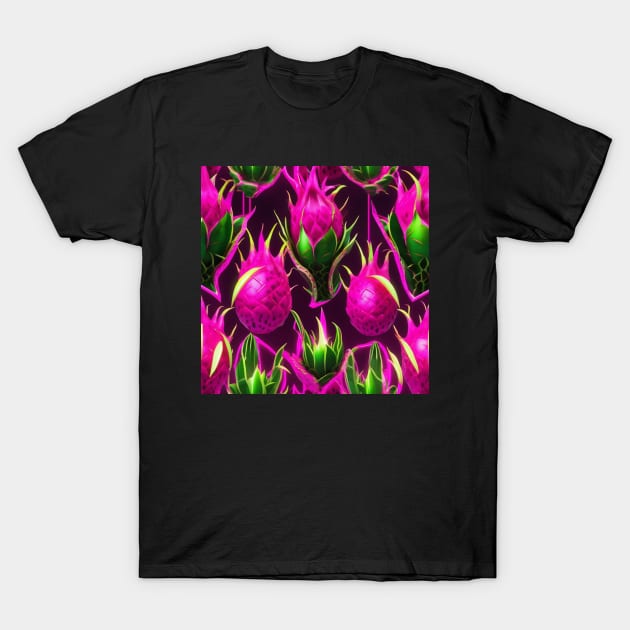 Dragon Fruit Design T-Shirt by Proway Design